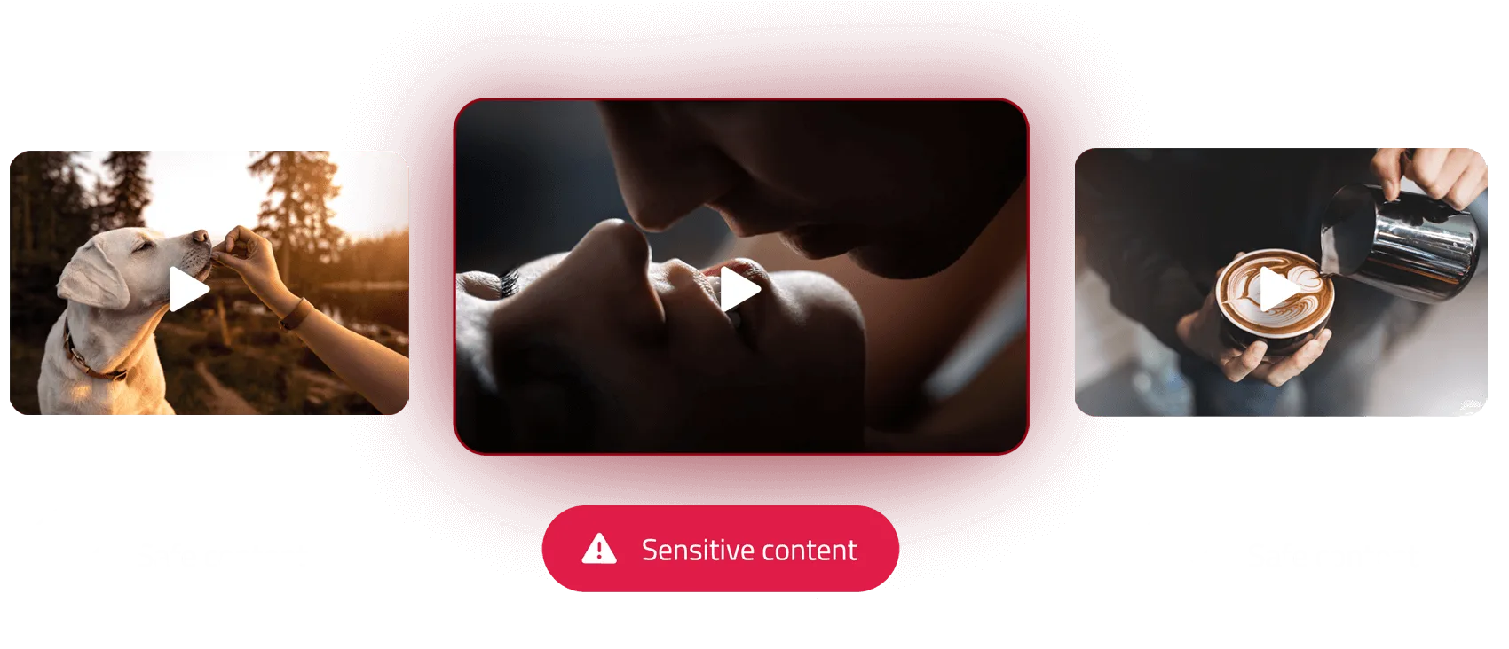 ai showing how its detecting sensitive content