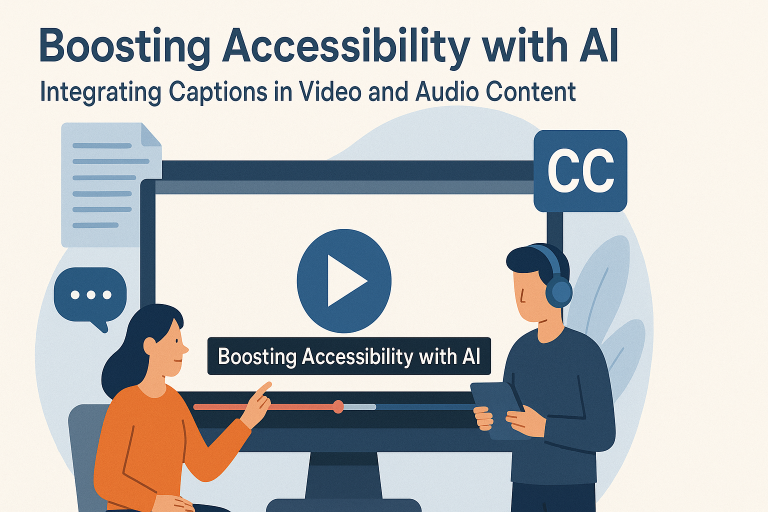 Captioning workflow - boosting accessibility with Valossa Transcribe Pro